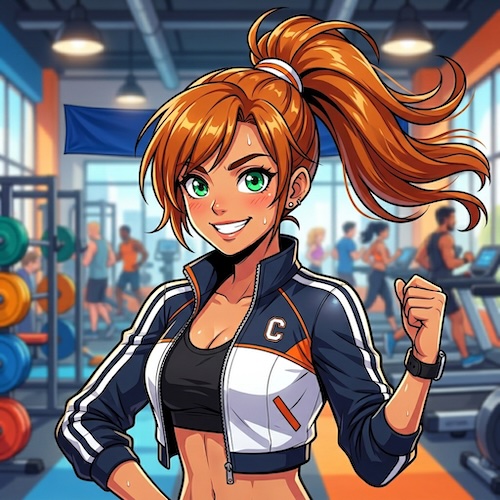 Anime Senpai, a RepWise AI coaching style