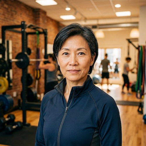 Auntie Steel, a RepWise AI coaching style